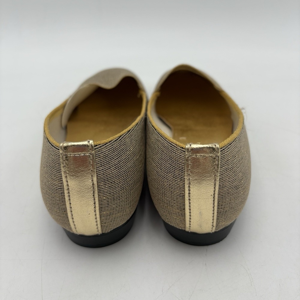 Beacon USA Womens 8M Sparkle Champagne Loafers‎ Low Heel NOS Vintage - Picture 4 of 7